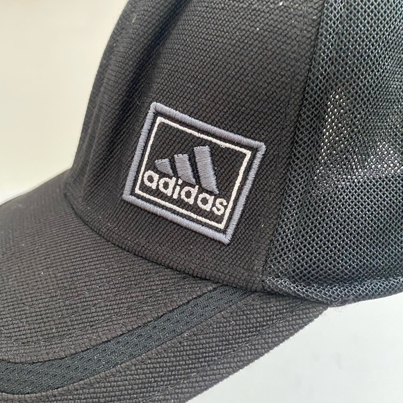 adidas Accessories Adidas Climalite Aflex Mens Black Fitted Hat Lxl